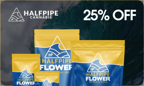25% off Halfpipe deal offer