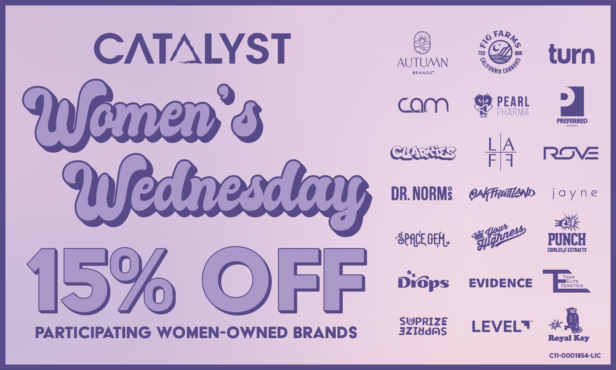 15% Off Women Owned Brands deal offer