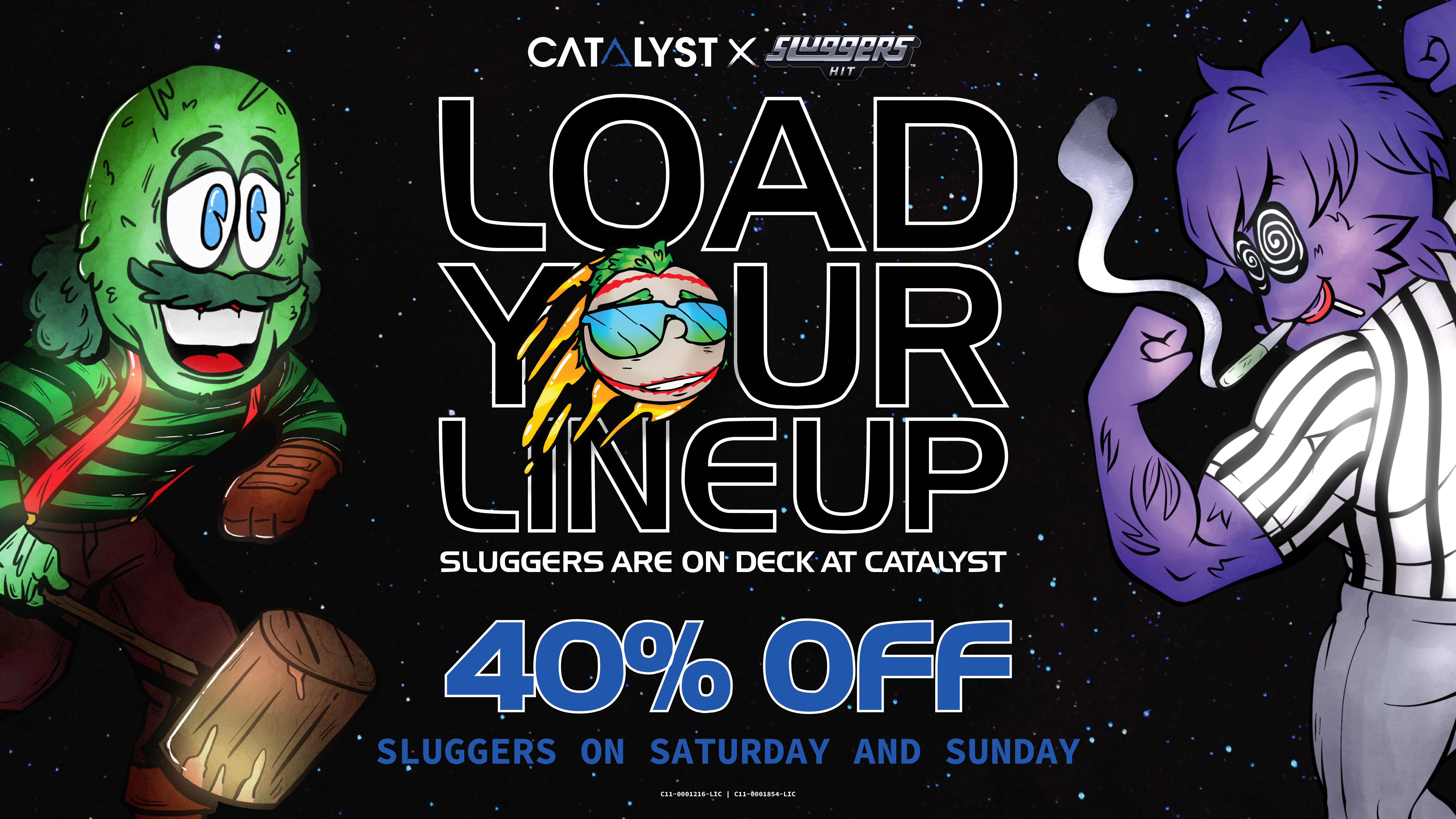 40% Off Sluggers deal offer