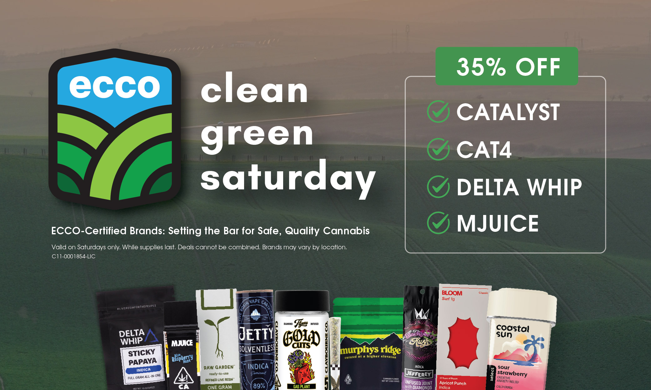 35% OFF | CLEAN GREEN SATURDAY deal offer