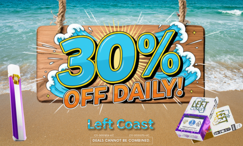 30% OFF | LEFT COAST deal offer